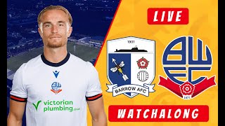 BARROW vs BOLTON WANDERERS  LIVE STREAM  EFL Trophy  Football with Denveloper [upl. by Kitti405]