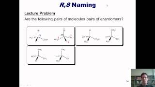 Free OChem Lectures for MCAT PCAT and GRE prep Video 3 stereochemistrymov [upl. by Melisent]