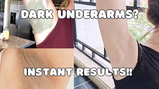 How To Brighten Underarms ✨  Get Rid Of Dark Under Arms🌷 [upl. by Nahtanaoj]