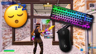 SteelSeries Apex Pro TKL ASMR 😴 Tilted Zone Wars Gameplay 🏆 Satisfying Keyboard Fortnite 240 FPS 4K [upl. by Ikir]