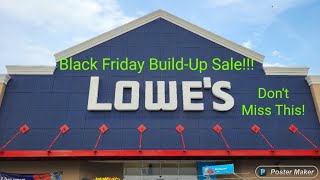 Black Friday BuildUp Sale At Lowes Up To 75Off [upl. by Waal]