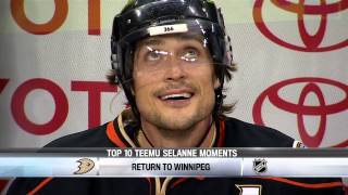 Top 10 Teemu Selanne Moments 5192014 [upl. by Yousuf]