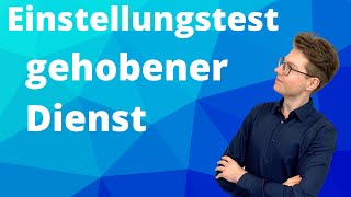 Einstellungstest gehobener Dienst Vorbereitung 2023  online lernen mit Plakos [upl. by Peyter]