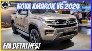 Nova Amarok V6 2024 em Detalhes  MAIS BONITA QUE A FORD RANGER [upl. by Akinek]