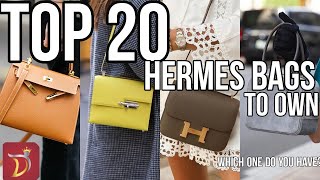 The BEST 20 HERMES BAGs To Consider Adding To Your Collection [upl. by Compton]