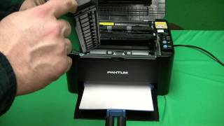 How to Change the Toner on the Pantum P2502W Printer [upl. by Hsiekal]