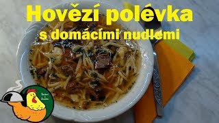 Hovězí polévka domácí nudle [upl. by Alaster]