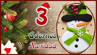 3 IDEAS PARA DECORAR EN ESTA NAVIDAD  Manualidades navideñas 2024  Christmas crafts for the home [upl. by Giguere]