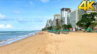 Praia de boa viagem Recife PE 4K [upl. by Akeit269]