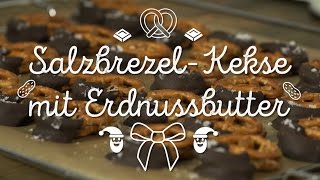 SalzbrezelKekse mit gewürzter Erdnussbutter [upl. by Apthorp206]