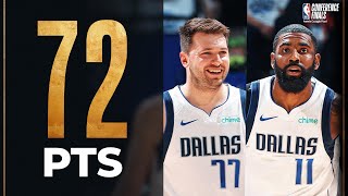 Luka Doncic 36 PTS amp Kyrie Irving 36 PTS PROPEL The Mavericks To The NBA Finals 🏆 [upl. by Richardson]