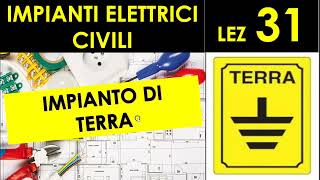 31  IMPIANTI ELETTRICI Limpianto di terra pericolosità della corrente elettrica guasto a terra [upl. by Aderf554]