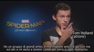 SpiderMan Homecoming  Interview [upl. by Sidnal]