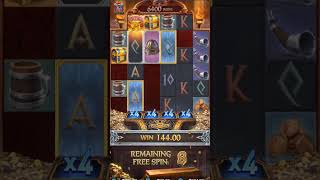 Asgardian rising scatter jackpot scatter onlinegaming onlinecasino pocketgame asgardianrising [upl. by Ajna296]