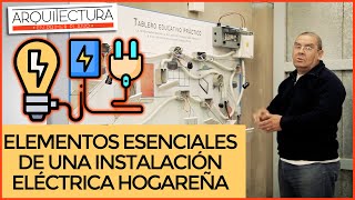 Componentes de una Instalación Eléctrica Domiciliaria  Diagrama y partes que la componen [upl. by Refinnej138]