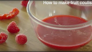 How To Make Coulis With Raspberries  Good Housekeeping UK [upl. by Maire]