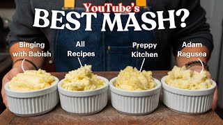 I Tested YouTubes 4 BEST Mashed Potato Recipes Babish All Recipes Preppy Kitchen Adam Ragusea [upl. by Yelsna]