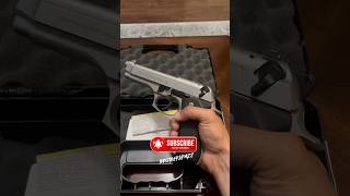 Unboxing Beretta 92fs Inox Beretta guns pistol shorts [upl. by Ailam]