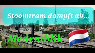 Stoomtram dampft ab [upl. by Geminius]