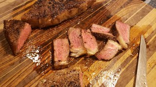 How To Reverse Sear Steak On A Cast Iron Skillet Perfect Steak and shrimp Surf and Turf [upl. by Mulvihill]