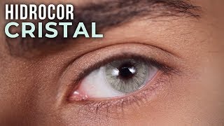 Solotica Hidrocor Cristal  Grey Silver Contacts [upl. by Anait93]