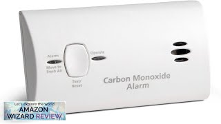 Kidde Carbon Monoxide Detector Battery Powered CO Alarm with LEDs TestReset Button Review [upl. by Atokad948]