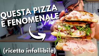 Ricetta della pizza in teglia DEVASTANTE che ho provato nella pizzeria di MalatidiPizza [upl. by Annahaj]