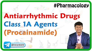 Antiarrhythmic Drugs  Class 1A agents Procainamide [upl. by Leonardi612]