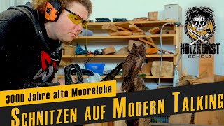 Schnitzen mit Modern Talking  Mooreiche ist der Wahnsinn  Holzkunst Scholz Offiziell [upl. by Mckenzie]