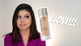 TARTE FOUNDCEALER FOUNDATION  REVIEW [upl. by Pigeon199]