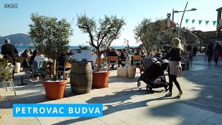 🌴Budva🏖️Petrovac Center🌞Montenegro🇲🇪2024📷4K60 [upl. by Harriett]