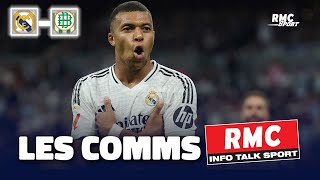 Real Madrid 20 Betis Les comms RMC des deux premiers buts de Mbappé en Liga [upl. by Lawry]