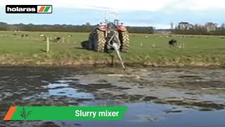 Holaras  Effluent Pond Stirrer in New Zealand  Mixing Slurry Lagoon [upl. by Innus]