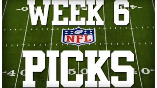 WEEK 6 NFL PICKS [upl. by Sabelle826]