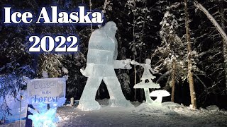 Ice Alaska 2022  Ice Art Championships  Fairbanks Alaska [upl. by Nonad]