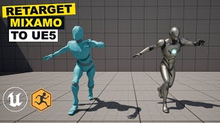 How To Easily Retarget Mixamo Animations To Unreal Engine 5 In 3 Minutes [upl. by Lyndsey114]