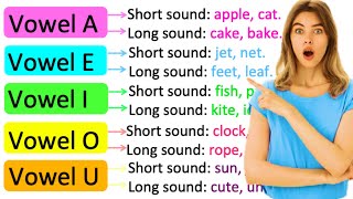 VOWELS amp CONSONANTS  Whats the difference  Learn with examples [upl. by Ladd]