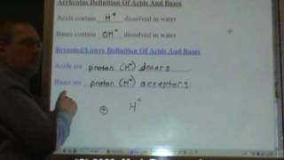 Chemistry Tutorial 114 BronstedLowry Alternate Theory Of Acids And Bases [upl. by Zurheide659]