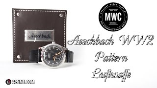 MWC Aeschbach WW2 Pattern Luftwaffe Pilots Watch [upl. by Reitman]