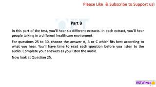 Brownstone  Chambers OET sample listening test oetwings oetlistening wingsvipin [upl. by Mackintosh]