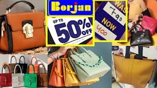 Borjan flat 50 off bags amp Clutches borjan shoes sale [upl. by Treblah]