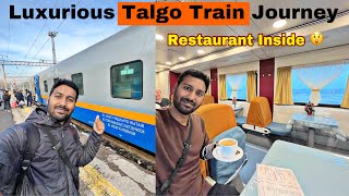 Luxurious High Speed TALGO train Journey •Restaurant Inside• 😲 [upl. by Aitnas]