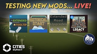 Testing on New Mods on a New Holiday Patch Map  Cities Skylines 2  LIVE [upl. by Beaufert]