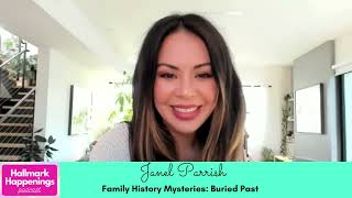 INTERVIEW Actress JANEL PARRISH from Family History Mysteries Buried Past Hallmark [upl. by Darla948]