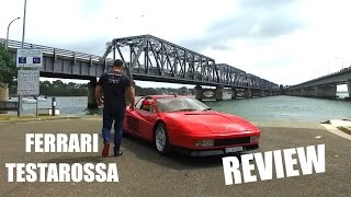 1985 Ferrari Testarossa Monospecchio Performance Review [upl. by Nnylaehs912]