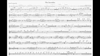 quotThe Increditsquot Lead Trumpet Transcription From The Incredibles  Sheet music  Playalong [upl. by Redmond]