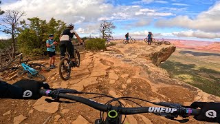 Moab Most Famous Mountain Bike Trail [upl. by Esylle]