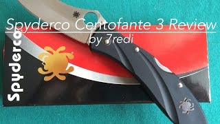 Spyderco Centofante 3  Overpaid And Underachieving [upl. by Bel755]