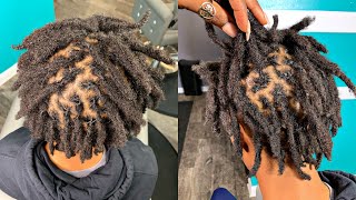 RETWISTING amp INTERLOCKING MY DREADLOCKS [upl. by Noiraa]