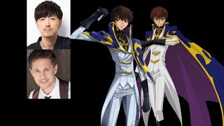 Anime Voice Comparison Suzaku Kururugi Code Geass [upl. by Brink855]